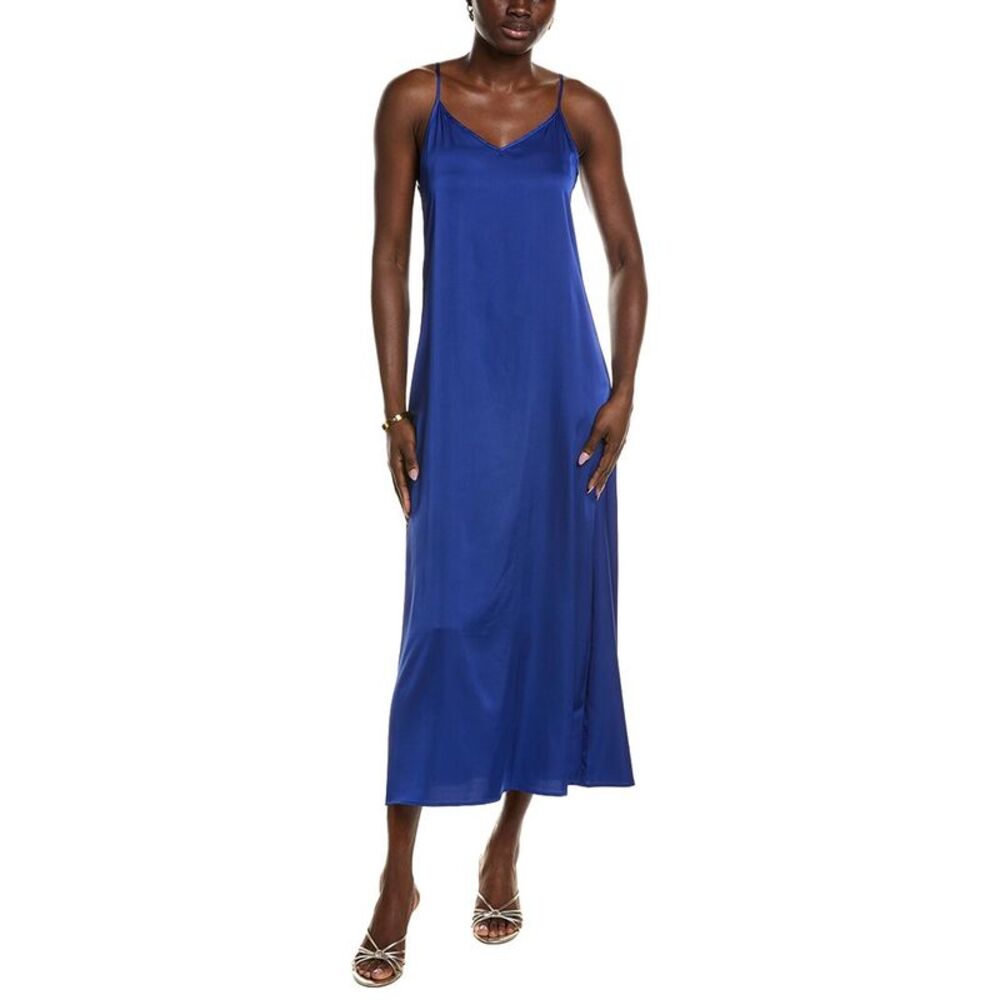 Point Womens  Satin Slip Dress